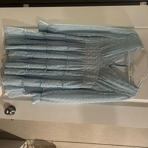 I am selling a blue long sleeve dress from Alter’d State. It is very cute on